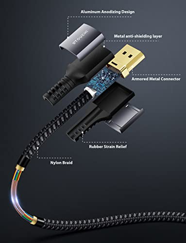 Stouchi DisplayPort kabl 2.1, 16k 66ft / 2M DisplayPort Cable 80Hz, 10k @ 60Hz, 8k @ 60Hz HBR3