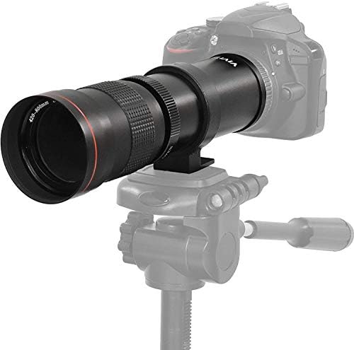 Velika snaga 420-1600mm F / 8.3 Telefoto Zoom objektiv za Canon Digital EOS Rebel EOS-M, EOS M5, EOS M6,