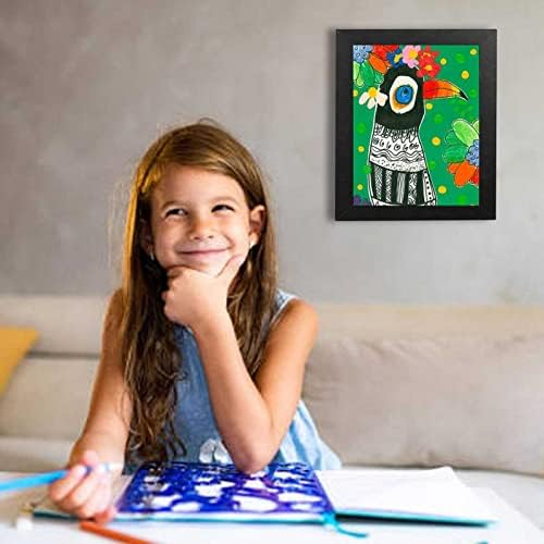 TSHIGO dečiji umetnički projekti dečiji umetnički okviri, otvaranje promenljivog prikaza 3d slike - prikaz slike okvir umetničkog dela pogodan za maksimalno A4