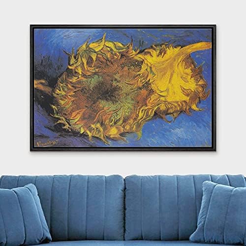 DIY za odrasle boje po brojevima kompleta Van Goghtwo Cut Suncokreti Suncokreti Vincent Van Gogh slike Slika umjetnosti za kućni zid Art Decor 50x70cm