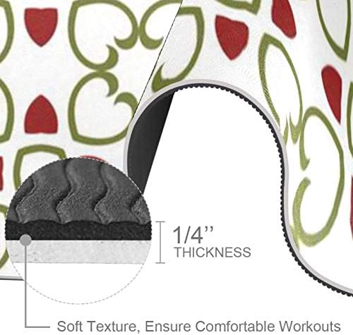 Siebzeh Floral Flower Geometric Premium Thick Yoga Mat Eco Friendly Rubber Health & amp; fitnes Non Slip Mat za sve vrste vježbe joge i pilatesa