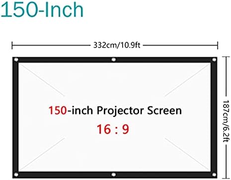 CLGZS 150 inčni preklopni ekran projektora Sklopivi ekran za projekciju projekcije za protupodređenje