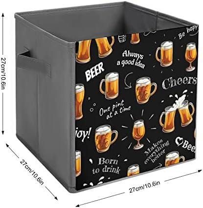 Čaše za pivo Šalice srušiva za skladištenje kockica Organizator Trendne kutije za odlaganje tkanine umetnule su ladice za kocke 11 inča