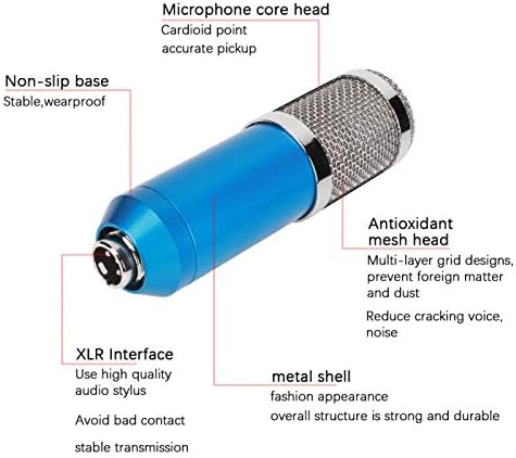 ALREMO HUANGXING - mikrofon, praktična firma 3,5 mm mikrofon za audio kabl za pranje, sa zgušnjavim udarnim