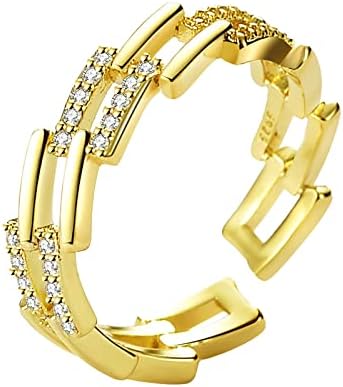 Obećajte prstenove za žene modni lagani vjenčani prsten podesivi personalizirani zaručni prsten za otvaranje