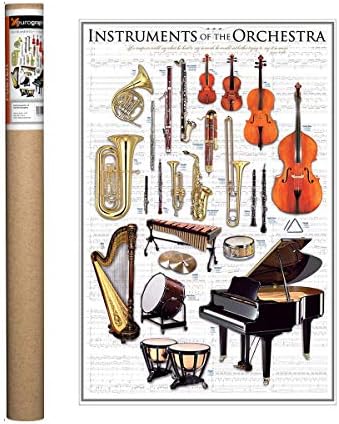 Eurografski instrumenti plakata orkestra, 36 x 24 in