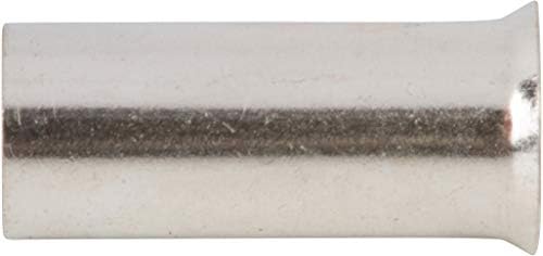 Morris proizvodi Neizolovane ferule Din Standard – veličina žice 4 - dužina 0,709 inča-za aplikacije terminalnih blokova Din šine, završeci - otporni na koroziju, 100-Pakovanje