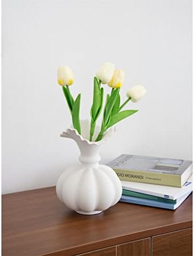 CHUNYU Bijela Kreativna keramička vaza, Nordijski stil, dnevni boravak, cvjetni aranžman, meka dekoracija za domaćinstvo