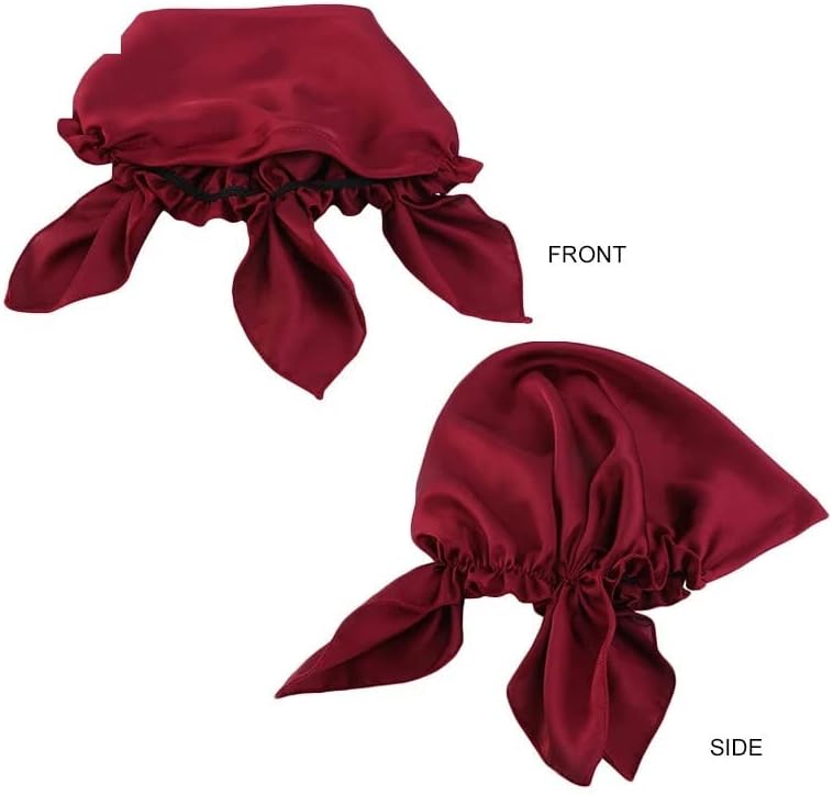 PDGJG satenske svilene kape za spavanje Žene sa elastičnom vrpcom Dugim kosom za spavanje za kosu Dodatna oprema