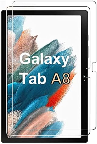 Viesup zaštitnik ekrana za Samsung Galaxy Tab A8 10.5-inčni SM-X200 SM-X205 SM-X207, [2pack] 9h tvrdoća Ultra Clear anti Scratch Tablet ekran kaljeno staklo za Galaxy Tab A8 10.5