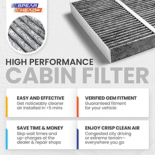 Odbrana od overhead miris udisati Easy Cabin Filter, uklapa se poput OEM-a, do 25% duže trajno W / Actived Carbon