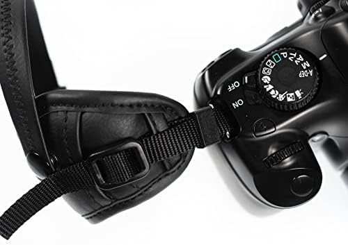 Traka za zapešće kamere, brza Vatrootporna kamera za ruku, kompatibilna sa Sony fotoaparatima bez ogledala i DSLR fotoaparatima, crne trake za kamere sa ručnim rukohvatom, trake za zapešće kamere za fotografe Canon kamera za ruku