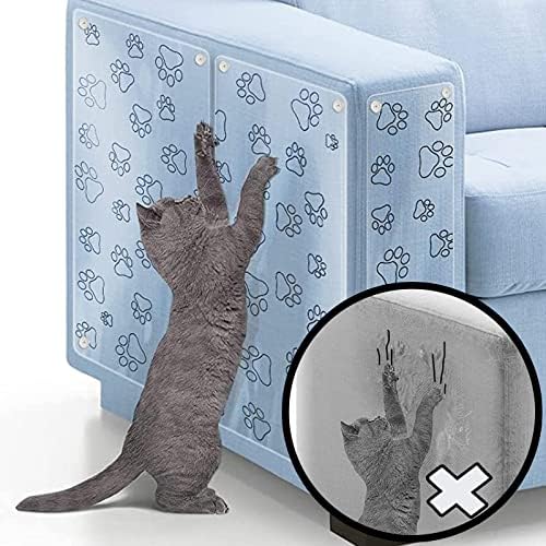 HomeProtect Cat Scratch Furniture Protector 8 listova sa 60 igle ljepljiva traka za mačke Durable