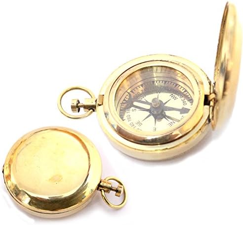 Nautički kolekcionarni kompas Retro stila Dekorativni poklon Predmet mesingani završni kompas
