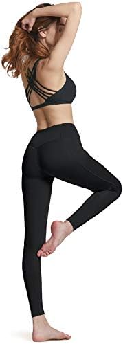 Athlio 2 ili 3 pakovanje visokog struka joga hlače sa džepovima, trbušnjačkim upravljačkim vježbama, non-vid-kroz tajice