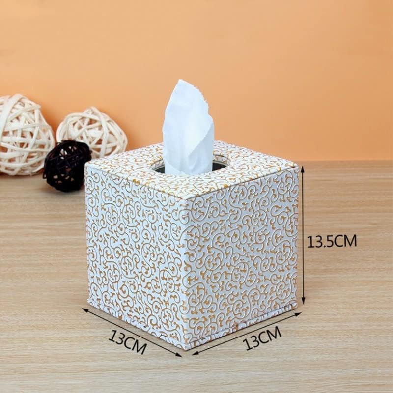 ZCMEB Kvadratni plastični toaletni papir Držač kutija za tkiva domaćin dnevni boravak Toaletni