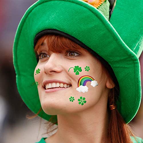 Dan svetog Patrika Zelena Shamrock tetovaže Irske Shamrock tetovaže za porodičnu školu Parade Parade