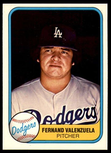 1981. Fleer # 140 Fernando Valenzuela uer Nm-MT RC Rookie Los Angeles Dodgers Bejzbol