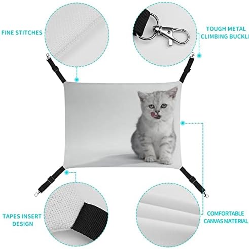 Viseća mreža za mačke sa kavezom slatka mačića za kućne ljubimce krevet za ljuljanje pogodan za kaveznu