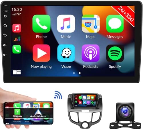 Sixwin 2G + 32G Android 11 Auto stereo za Honda Odyssey 2004 2005 2006 2007 2008 sa 10,1 inčnim dodirnim ekranom | Carplay | Android Auto | Bluetooth | GPS navigacija | FM | HiFi | WiFi | Sigurnosna kopija