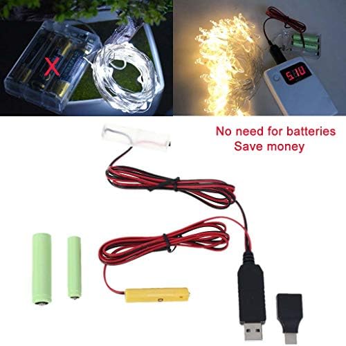 Diarypiece AA + AAA baterija-Eliminator kabl za napajanje, LR6 LR03 baterije za Radio električnu igračku sat LED traka kalkulator