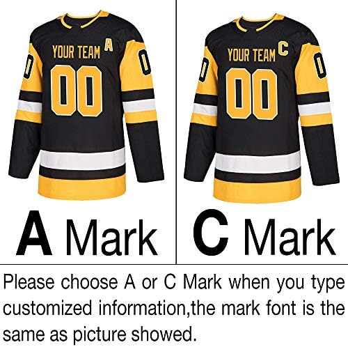 Black običaj Hokej na ledu dres za muškarce žene mladih S - 8XL autentična prošivena Ime & brojevi-napraviti