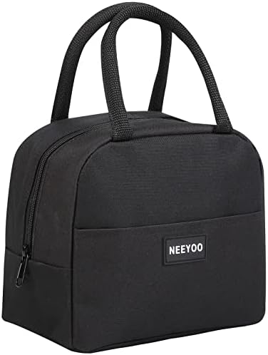 Neeyoo torba za ručak za žene, jednostavnost torba za ručak, široko otvoreni Ekološki materijal dugotrajna izolacijska posuda za ručak