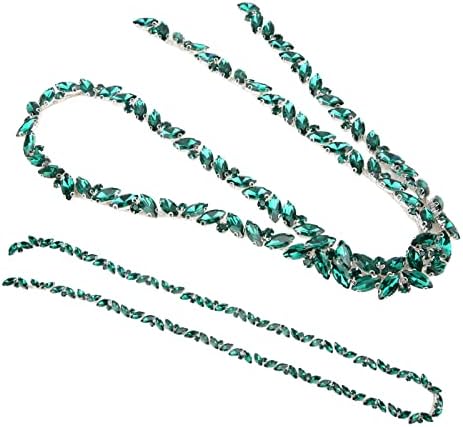 Crystal Lanac trimone, staklo Šikanje na rhinestones Zatvori lanac za zateme šivajući DIY nakit Vjenčani ukras