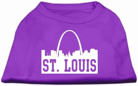 Mirage pet proizvodi 18-inčni St. Louis skyline Screen Print Shirt za kućne ljubimce, XX-veliki, ljubičasti