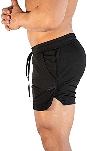 CEHT muške kratke hlače za trčanje za vježbanje lagani atletski šorc za teretanu s džepovima sa patentnim zatvaračem