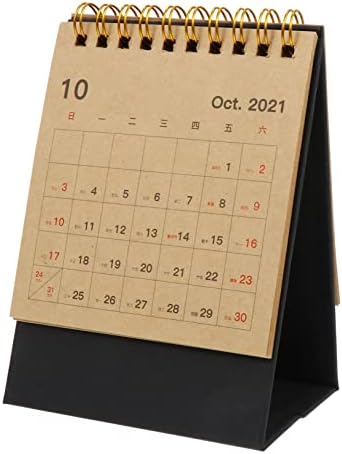Tofficu 2pcs 2022 2022 Kalendar Nenorted Decre Decor za stol Kalendar Vintage ukrasi 2022 Kalendar Napomena