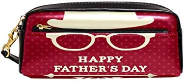 Sretan Dan očeva torbica za ženske šminke PU kožne kozmetičke torbe Dječija Školska Prijenosna stacionarna olovka