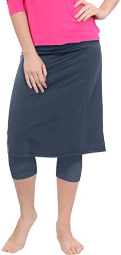 Kosher casual ženska skromna dužina koljena sportska suknja sa gamašima