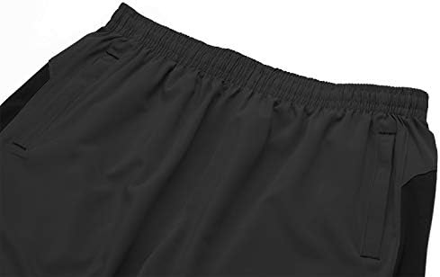 HMIYA muške atletske kratke hlače od 7 brzi suhi trening trčanje ili trening u teretani kratki sa džepovima sa patentnim zatvaračem