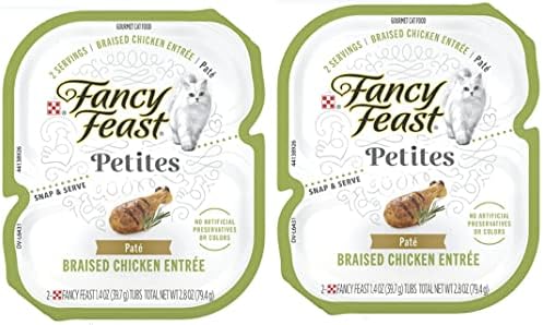 Fancy Feast Petites mokra hrana za mačke Razno pakovanje losos, piletina, bijela riba, tunjevina, losos, piletina na žaru sa pirinčem sa Larasbundle naljepnicom