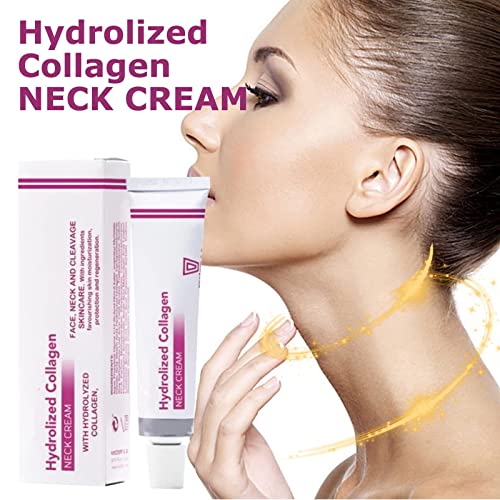 Zinbole 40g Španija NECKPON hidrolizirani kolagen krema za vrat, krema za učvršćivanje vrata，hidrolizirani kolagen za odgađanje starenja kože,glatka & amp; mladalačka koža, koristi se na opuštenom ili Purećem vratu