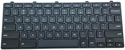 Sierra Blackmon laptop zamjenska tastatura kompatibilna za Dell Chromebook 11 3100 5190 seriju sa ključem za zaključavanje TPN-136us001909 AE09U018 NSK-EJ1SW 0H06WJ 490. 0DQ07 us Layout, crna i bez pozadinskog osvetljenja
