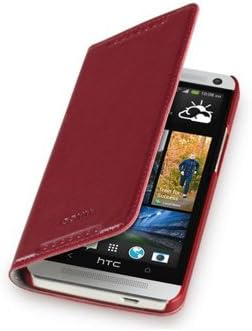 GGMM Flip Glam-H1 originalna kožna futrola za HTC One - maloprodajno pakovanje - crveno