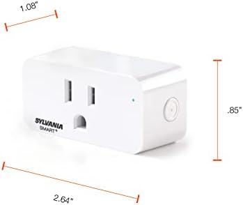 Sylvania Smart Bluetooth utičnica, jednostavan postavljen, kompatibilan s Alexa, Apple Homekit i Google