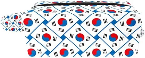 Viseća turistička toaletska torba, prenosivi organizator šminke, kozmetički držač za set četkica, Korejska nacionalna zastava