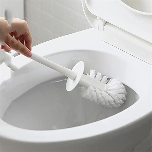 KNFUT toaletne četkice i držači, jednostavna bijela toaletna četkica za glavu vode otpornost na bazne zid