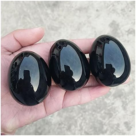 Bangong prirodni crni obsidijski kristalni jaja kugla sfera kamen