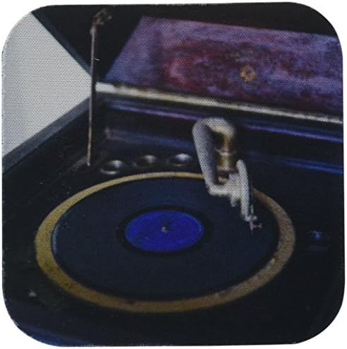3Droza CST_56781_2 Vintage Record Player soft podmetačima, set od 8