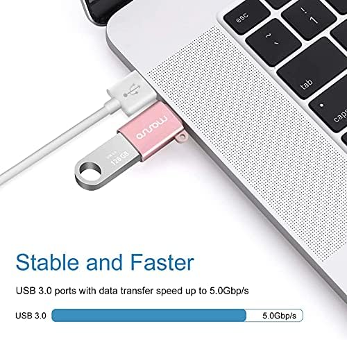 Monoso USB C do USB adaptera 2 Pakovanje i kompatibilan sa MacBook Air 13.6 inčnim kućištem 2022 Izdanje A2681