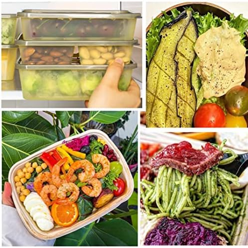 Yoojunglab Dr. Brava 23.6 Oz - 3ea, kontejneri za skladištenje hrane za salatu, čuva voće, povrće duže svježe, posuda za salatu, posuda za žitarice, za višekratnu upotrebu, bez BPA, mikrovalna pećnica i perilica posuđa