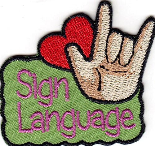 Znakovni jezik - govor - komunikacija - glačalo na vezenom zakrpu