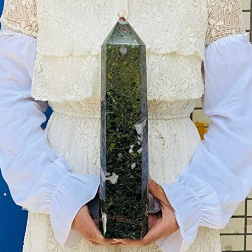 KKSI SPECIMEN mineralni prirodni cvijet šljive Jade Crystal Obelisk kvarcni izlječenje kula za iscjeljujući