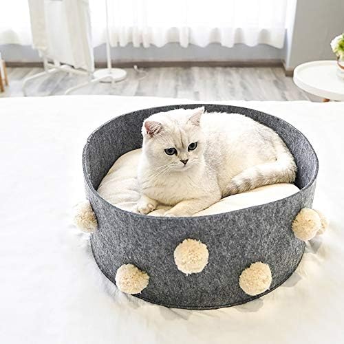CNNRug kreveti za kućne ljubimce okrugli Stelj za mačke Four Seasons univerzalne potrepštine za mačke