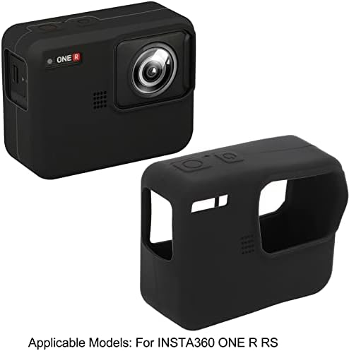 Silikonska zaštitna futrola kamere, silikonska futrola panoramske kamere, meka silikonska futrola kamere, futrola za tijelo kamere protiv ogrebotina za INSTA360 ONE R / RS