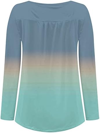 Shusuen  2022 ženske pletene majice sa dugmetom sa V-izrezom za jesen zima dugi rukavi tunike Vneck labave krojene bluze